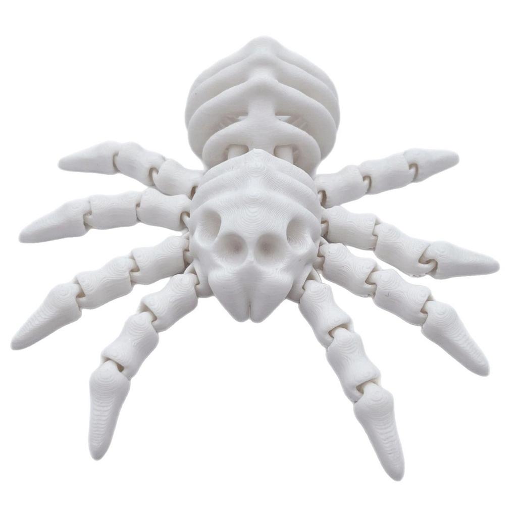 3D Printed Skeleton Model, Fully Articulated Movie Prop, Collectible Miniature Statue, Sci-fi Horror Decoration