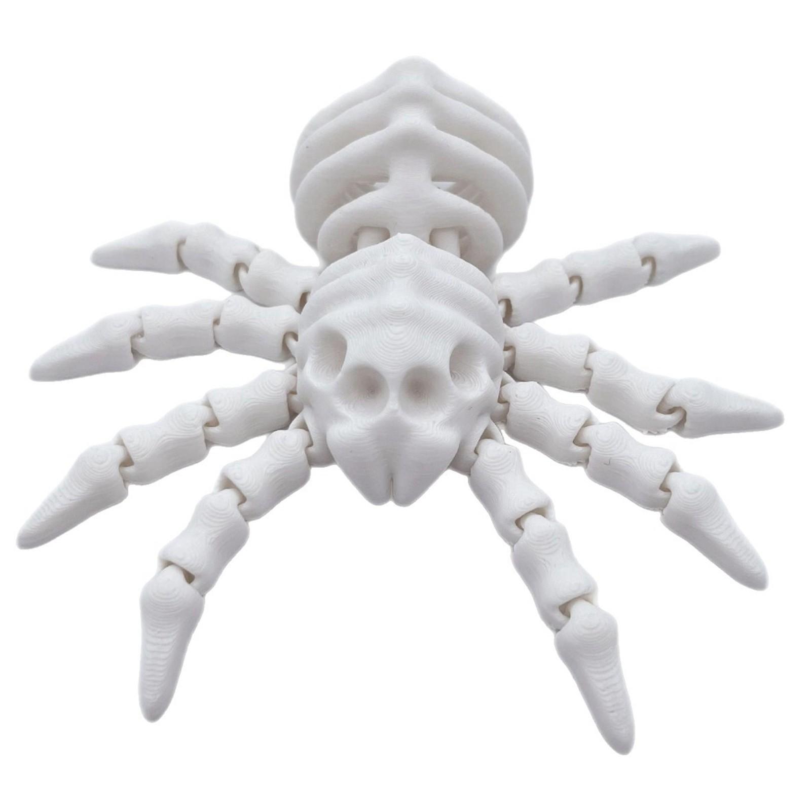 

Модель скелета паука, напечатанная на 3D-принтере, Полностью подвижный реквизит из фильма, Коллекционная миниатюрная статуэтка, Научно-фантастическое хоррор-украшение One Size