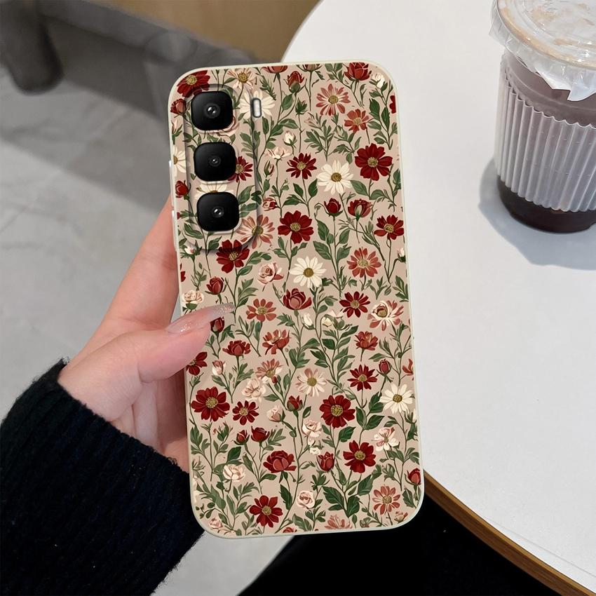 For Infinix Hot 60 50 Pro Plus 40Pro 30 Play 70 60i 50i 40i 30i Phone Case Sweet Bunny Cake New Upgrade Soft Smooth Silicone Lightweight Durable Shell