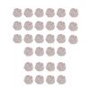 30Pcs Flower Nail Decor Glitter Stylish Nail Accessories Artificial Flower Nail Art Stud