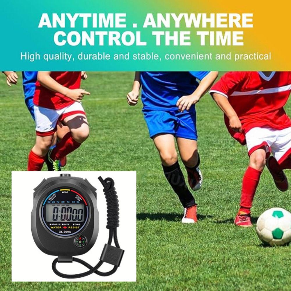 Large Display Electronic Digital Stopwatch Handheld Chronograph Timer Sport Stopwatch Track Field