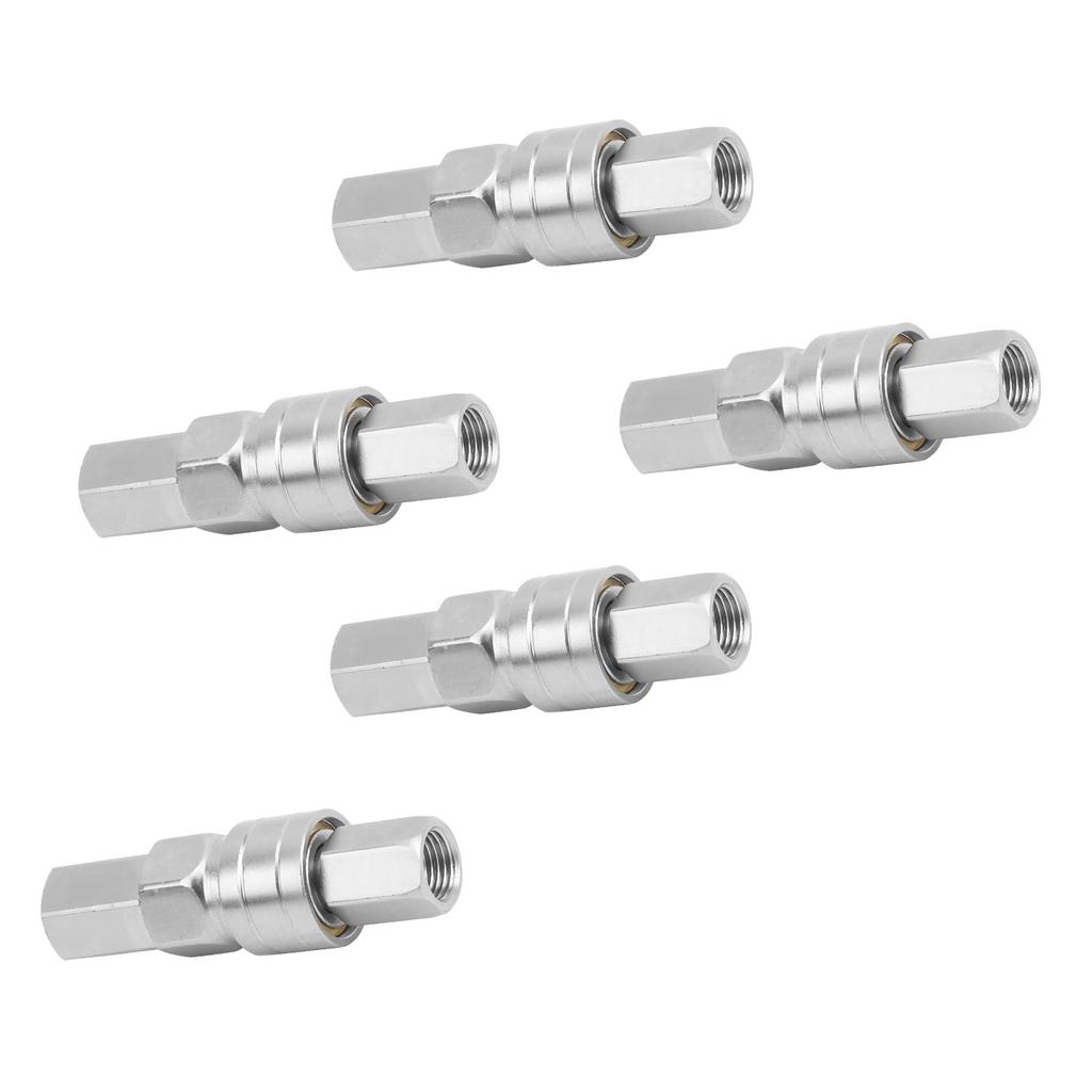 1 Satz Luft Schnellkupplung Pneumatikrohr Selbstsichernde Kohlenstoffstahl-Fittings SF20+PF20