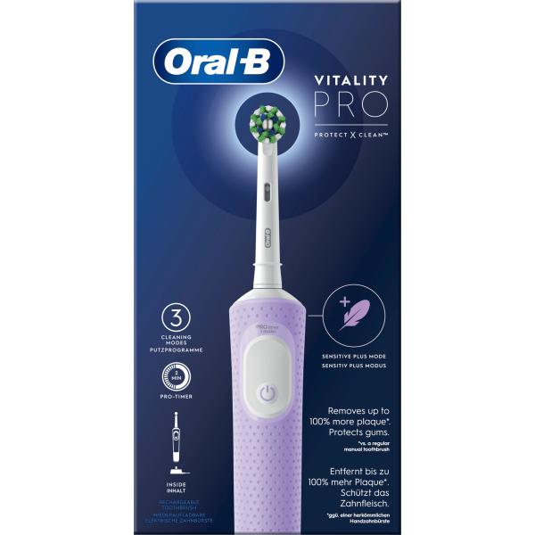 Oral-B Oral-B Electric Toothbrush Vitality Pro Lilac 1 Piece