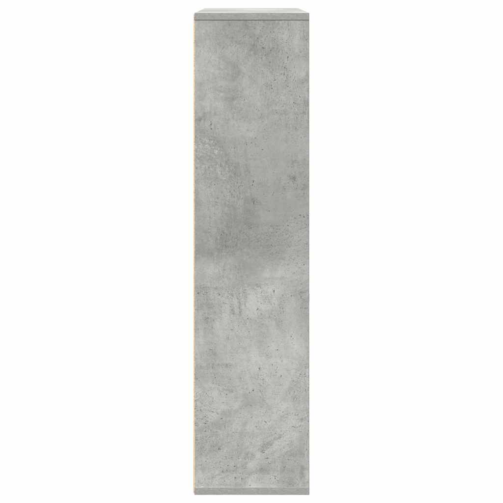Bookshelf Concrete Grey 89 x 24 x 101.5 cm Engineered Wood