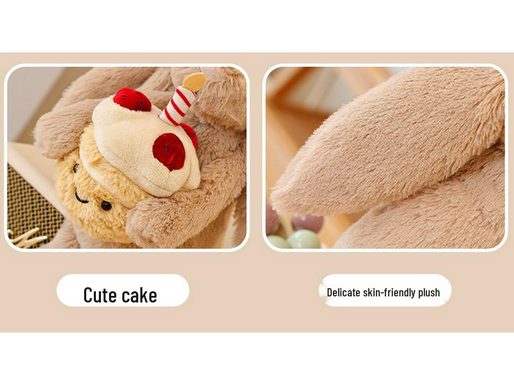 Jahodový dort Králíček Plyšová panenka Dárek pro dívky