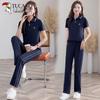 Woodpecker Women's Polo Sport Two-piece Set
