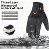 Winter Motorcycle Riding Warm Gloves for Men Touch Screen Thick Protective Waterproof Gloves Outdoor Cycling Skiing Equipment