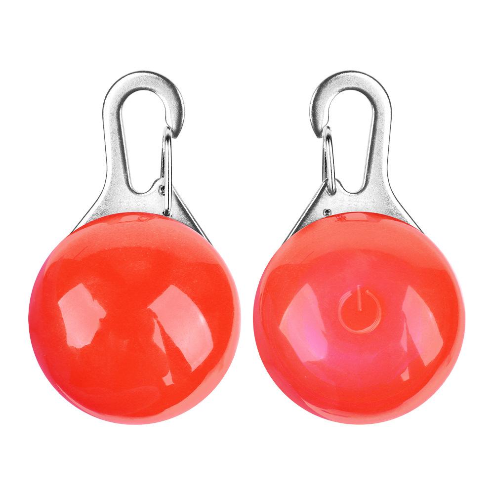Waterproof LED Pet Light Pendant with Clip Flashing Steady Light Modes Anti-lost Luminous Safety Tag for Cats Dogs Night Walking Warning Supplies