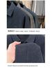 Dicker Samt-Strick-Pullover mit Revers für Männer mittleren Alters und ältere Männer - Stilvoller Zwei-in-Eins Winterpullover