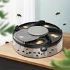 Portable Travel Electric Fly Trap USB Rechargeable Efficient Flycatcher Insect Catching Tool for Picnic RV Home
