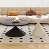 Hourglass Coffee Table Modern Round Tea Tables Simple Luxury Side Table Minimalist Living Room Center Tables Home Furniture