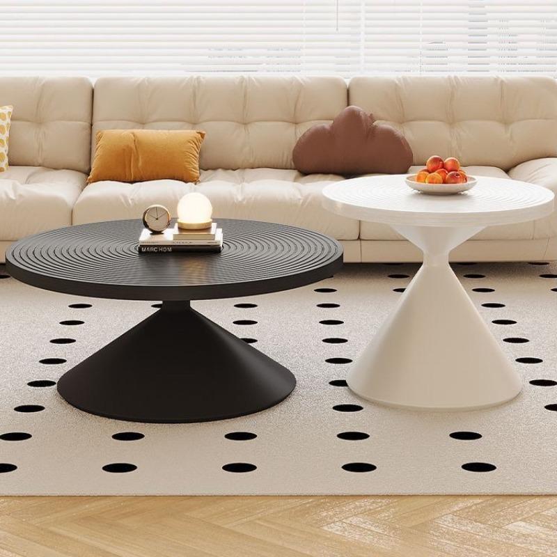 Hourglass Coffee Table Modern Round Tea Tables Simple Luxury Side Table Minimalist Living Room Center Tables Home Furniture