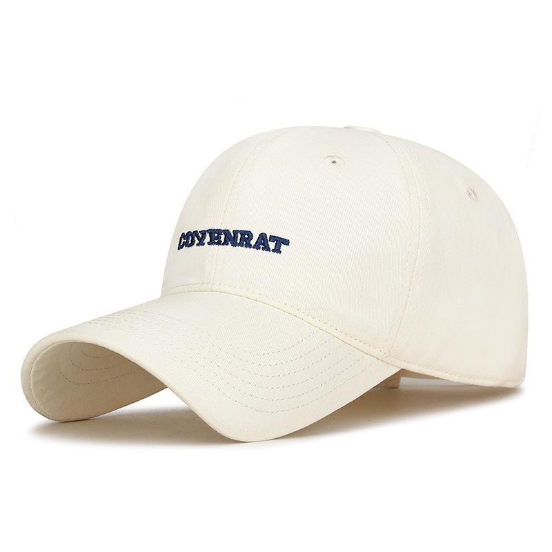 Spring Autumn Big Head Baseball Cap Letter Embroidery Sun Hat