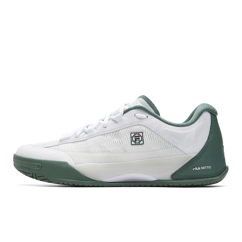 FILA NETTO POINT Cushioning Abrasion Resistant Breathable Lightweight Low top Tennis Shoes Men s A12M621505FWT 40