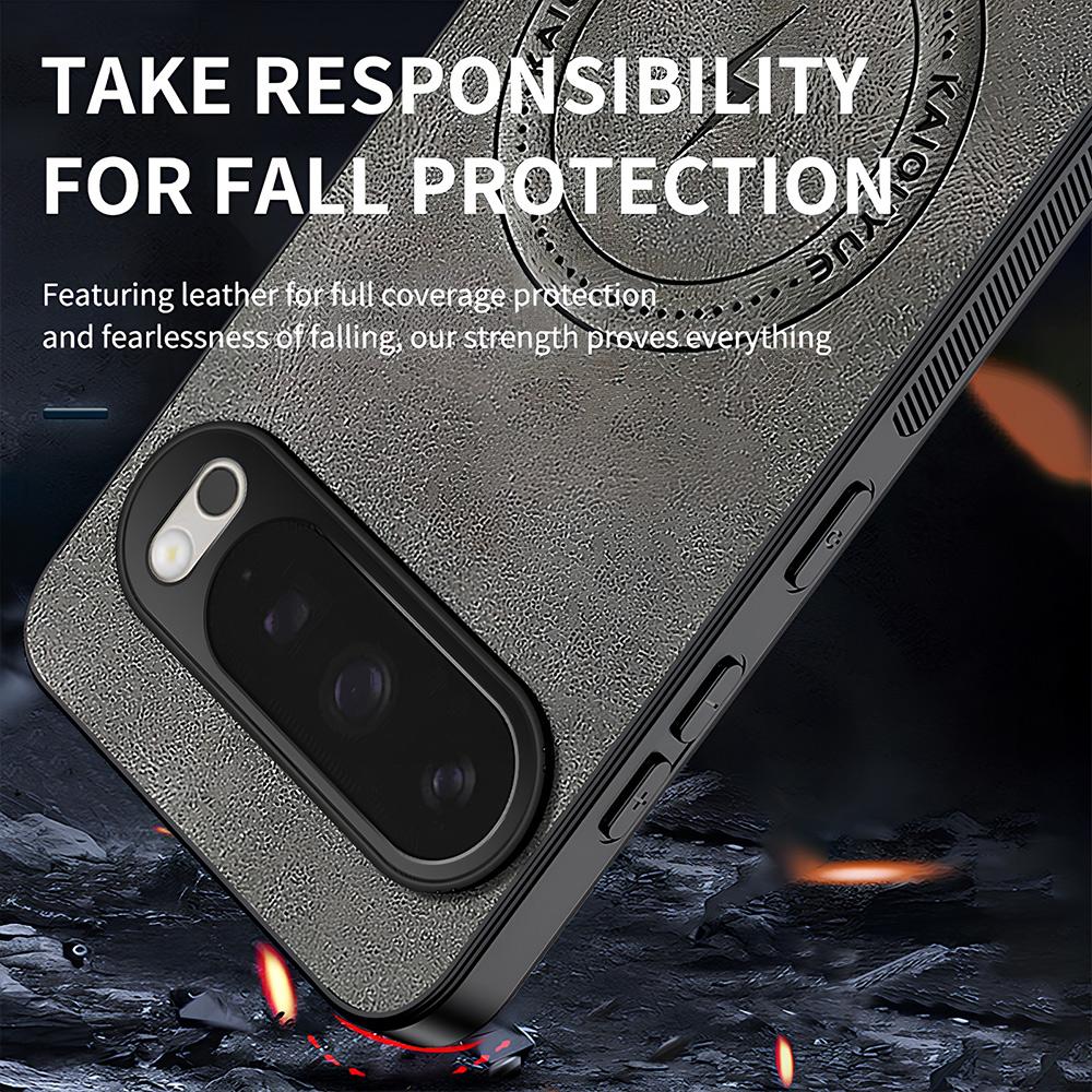 Für Google Pixel 6 7 8 9 10 Pro XL 6a 7a 8a 9a Hülle Magnetisch Mode PU-Leder Hartplastik Stoßfeste Schutzhülle für das Telefon