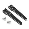 2pcs 25T Servo Arm with Screw Stable Power Transfer 1.75 Inch Steering Servo Arm for RC Car Boat Model Black