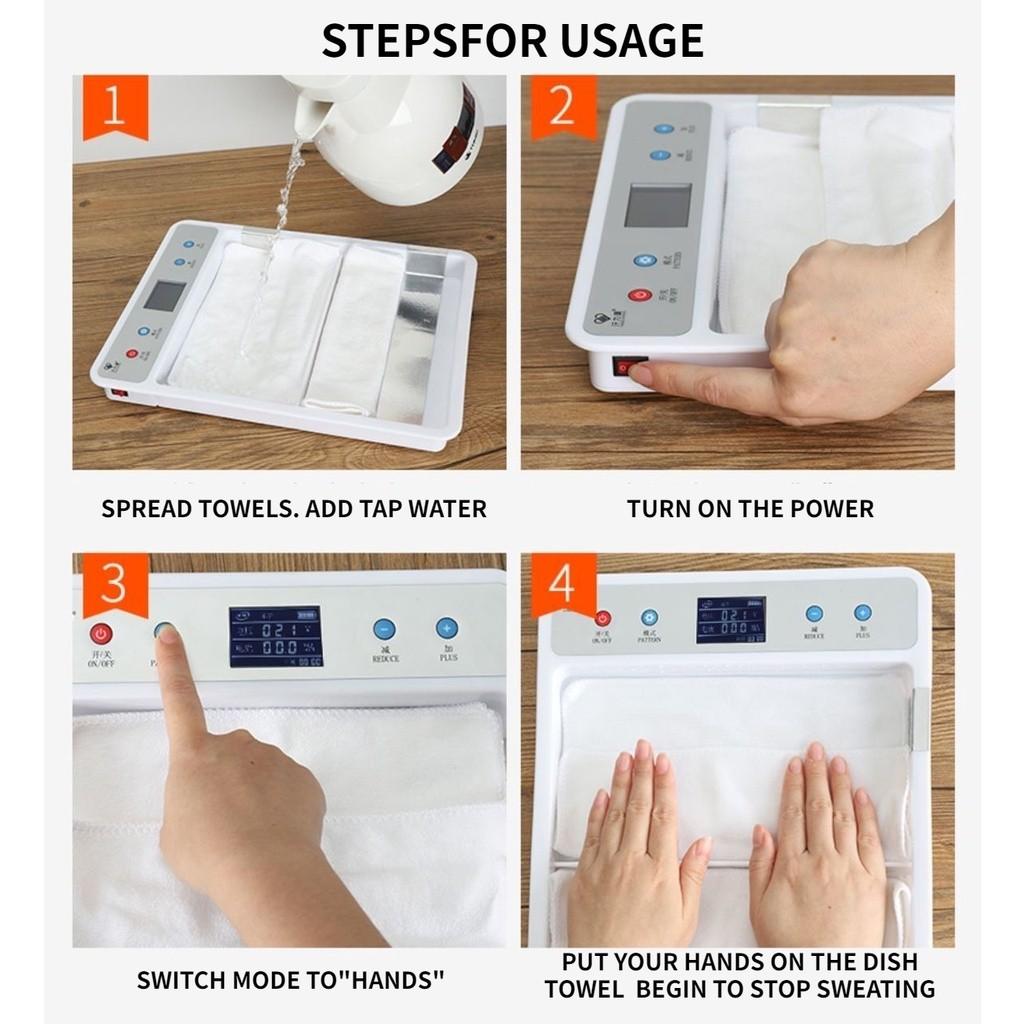 Anti Sweat Hand and Foot Iontophoresis Machine Hand and Foot Sweating and Hyperhidrosis Treatment Antiperspirant Machine