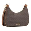 Michael Kors Cora Chain Monogram Classic Commuter Faux Leather Crossbody Shoulder Bag Large Women Bags Dark-Brown Acorn-Brown 35S2G4CW3B-200