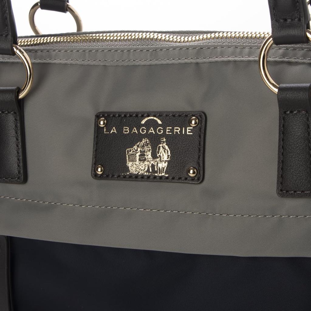 Handbag Waterproof Nylon 2WAY Handbag for Women Dark Gray [Lava Gagery] (15)