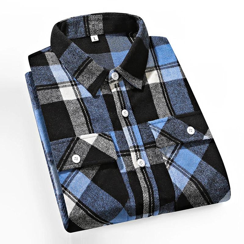 Men's Checkered Shirt with Loose Fit and Oversized Casual Floral Shirt