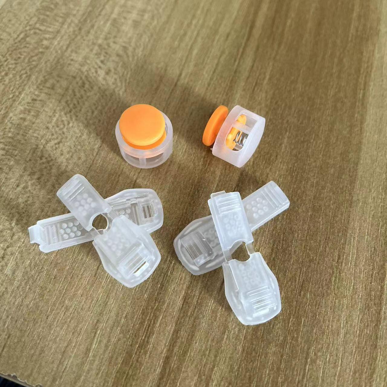 

5 пар эластичных пряжек для шнурков без завязок для детей – простые застежки-клипсы 1 set - 5 pairs of shoes