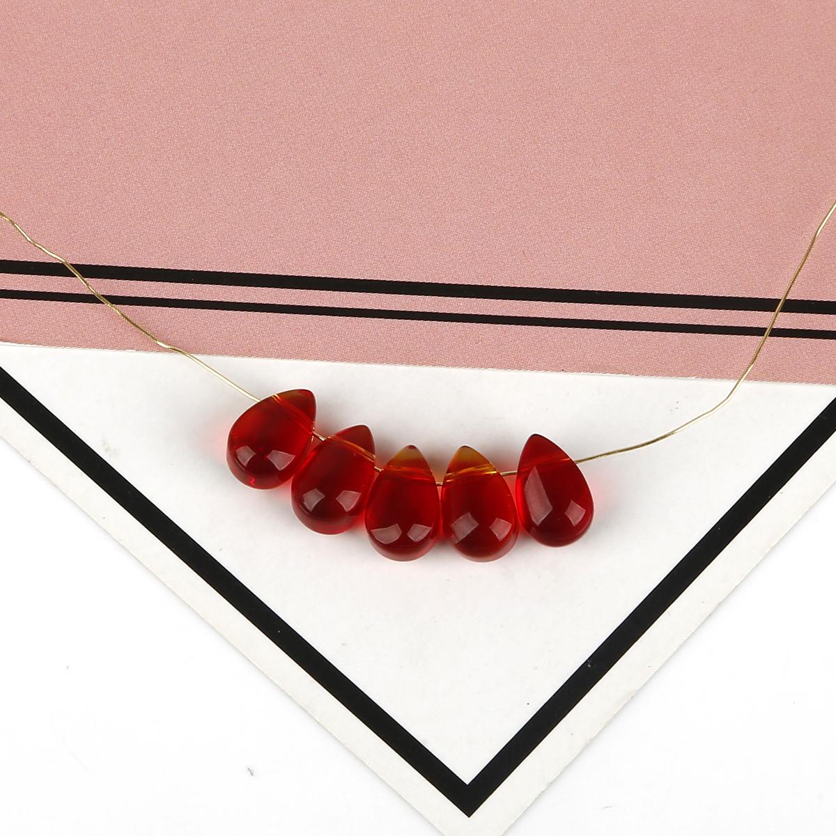 

9x6 мм 5 шт. маленькие стеклянные подвески в виде капель воды свободные бусины для изготовления ювелирных изделий своими руками