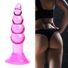 Anal Plug Handheld Lovely Bead Shaped Butt Plug Massager for Sex