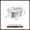 Food Grade 304 Stainless Steel Lunch Box
