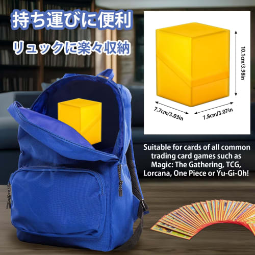 Nami Trading Card Case, Deck Case, Trading Card Case, Double-Layer Trading Card Game Box, Holds 100 Cards. Safe and Durable, Ideal for Trading Card Ga