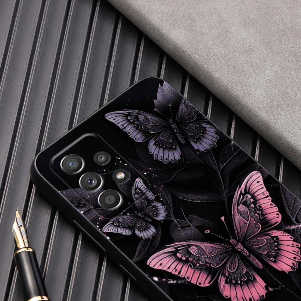 Butterfly Love Beautiful Funda For Samsung Galaxy A56 A55 A36 A26 A16 A54 A52 A72 A35 A34 A25 A21S A14 A06 Case Soft Phone Cover