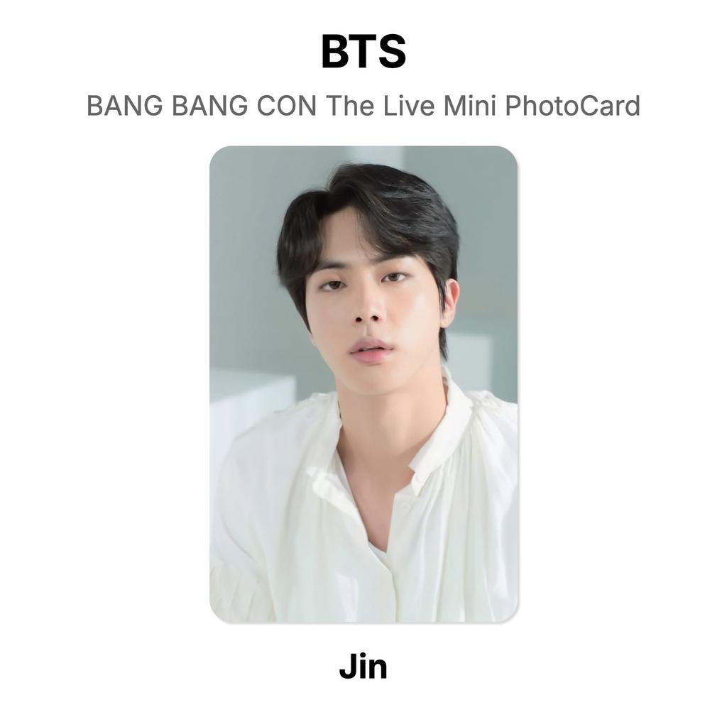 BTS BANG BANG CON The Live Mini PhotoCard Official Photocard