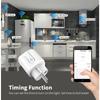 Graffiti WiFi Smart Socket European Standard Plug 16A Electric Quantity Measurement Alexa Voice Phone Remote Control