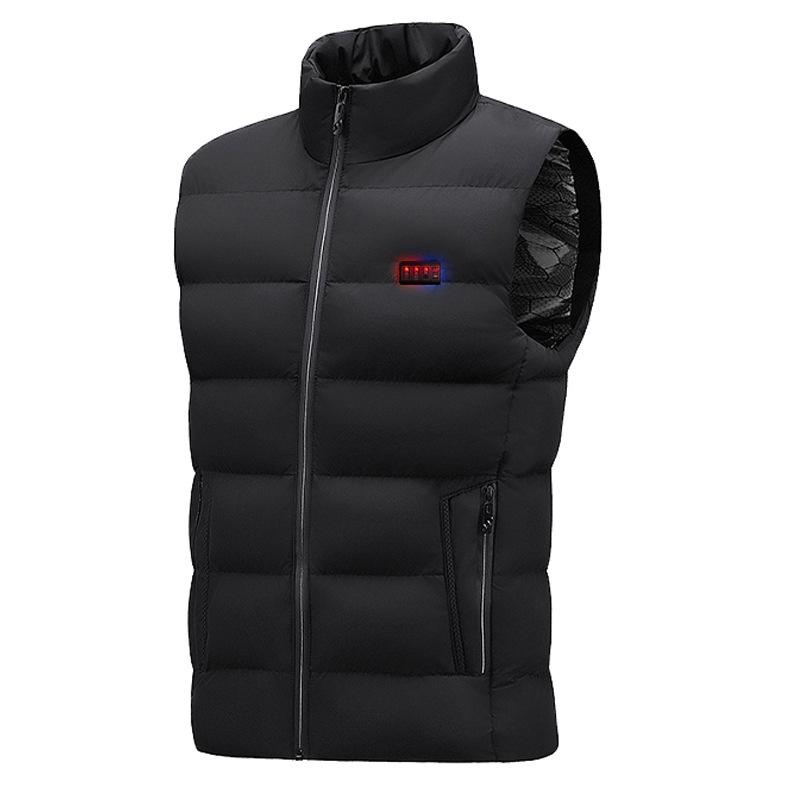 Unisex Smart USB Heated Vest for Motorcycle, Fishing, and More - Cotton-Padded and Ideal for Cold Weather