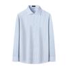 Judger Men's Easy-Care Striped Business Casual Long-Sleeve Shirt