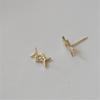 Asymmetric Cross Star Earrings, Retro Fashion High-End Women'S Earrings Accessories