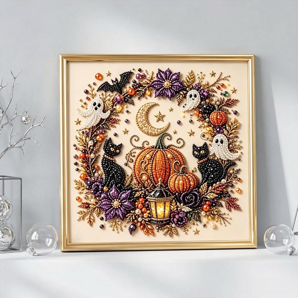 Portable Trendy Home Decor Ghost Pearl Art DIY Kit
