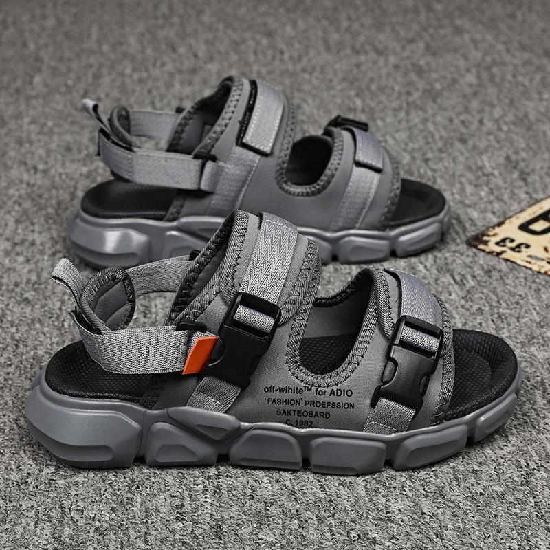 Men's Sandals Summer New Man Casual Shoes for Men Flip Flops Slippers Ins Beach Roman Leisure Outside Sandal Male