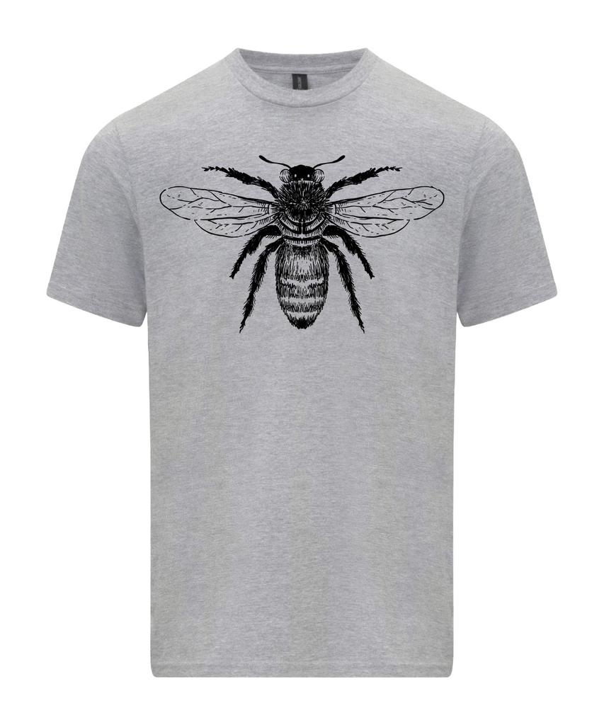 Bee Drawing T Shirt, Bee Keeper, Honey Bee, Honeycomb, Organic Honey, T-Shirt