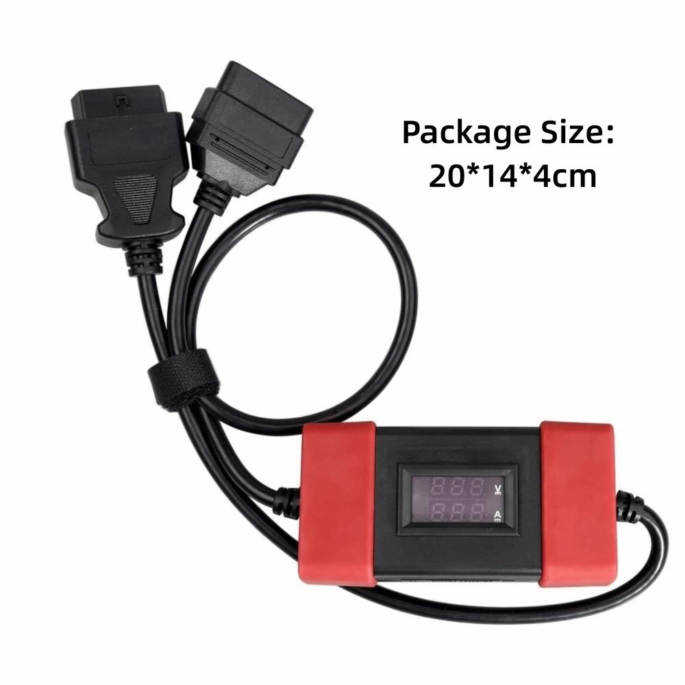 Digital Screen Truck OBD2 Adapter 24V to 12V Launch X431 Adapter  Heavy Diesel Truck