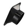 Household Accessories ABS Wall Flange Connector Black Ventilation Pipe Joint Air Ducting Connection Kitchen