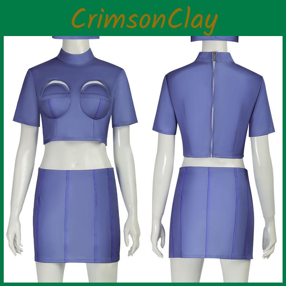 Fifth Element Cosplay Flight Attender Costume For Halloween And Role Play