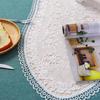 Table Cloth Art Simple Rectangular Fresh Solid Color Patchwork Hollow-out Lace Tea Table Round Table Cloth