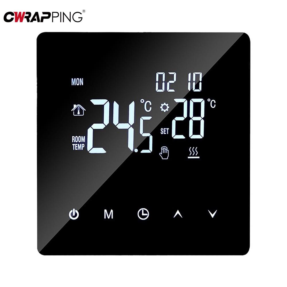 Wired Smart Thermostat with WiFi Control for Air Conditioning and Floor Heating Home Temperature Regulation System Tools
