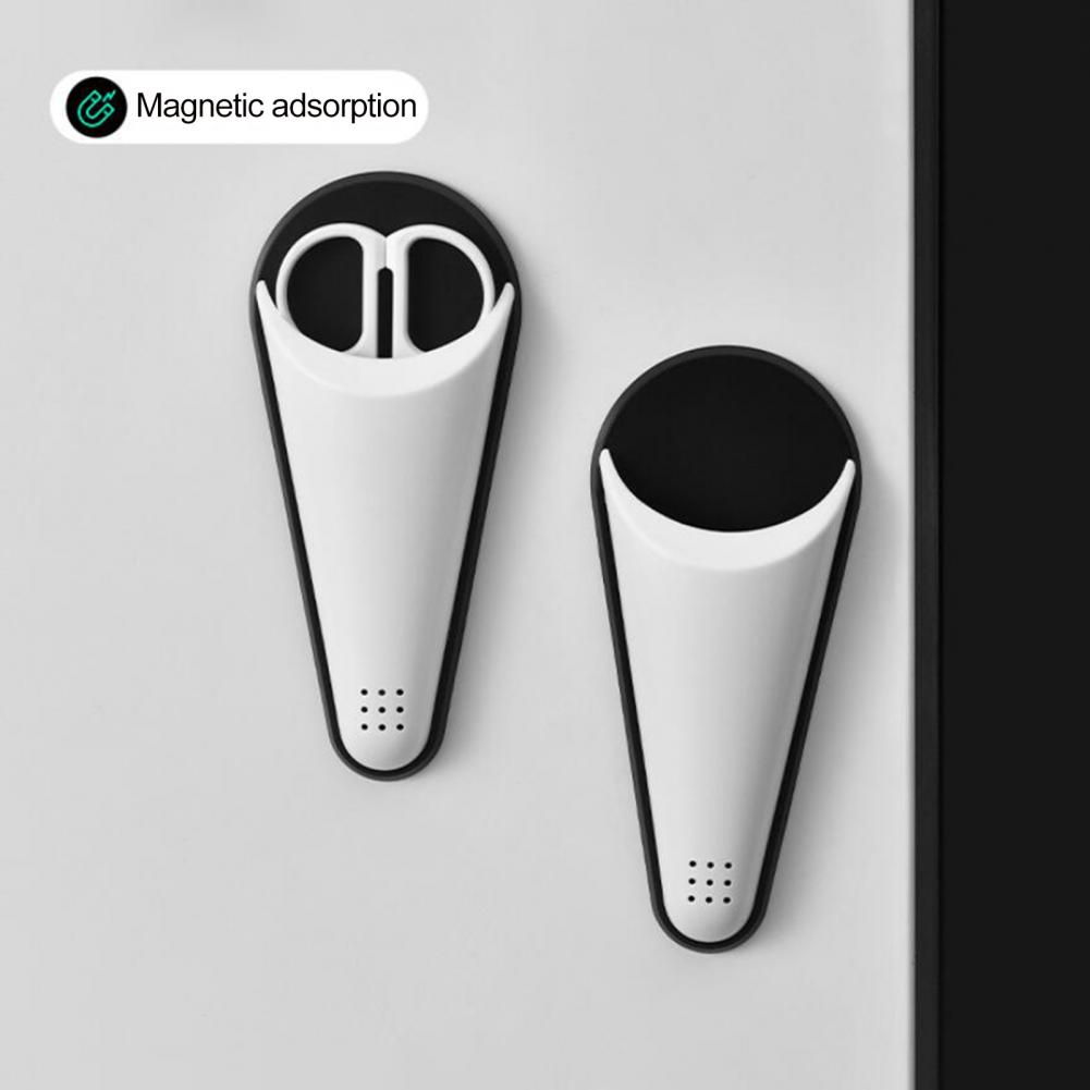 Magnetic Scissors Holder Detachable Scissor Storage Case With Drain Hole Fridges Shears Organizer Portable Kitchen Gadget