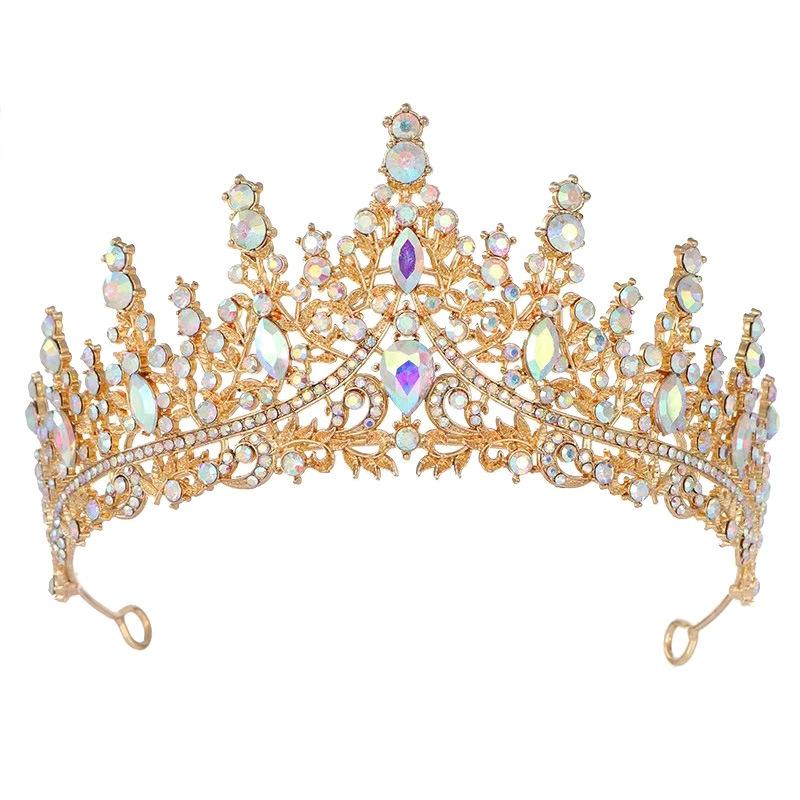 A Versatile New Bride Crown Headwear Hair Band Crown for Birthday Parties Wedding Banquets and Crown Gifts