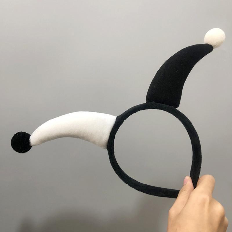 

Funny Clown Headpiece Cosplay Demon Joker Headwear Halloween Carnival Dress Up Party Costume Headband Props