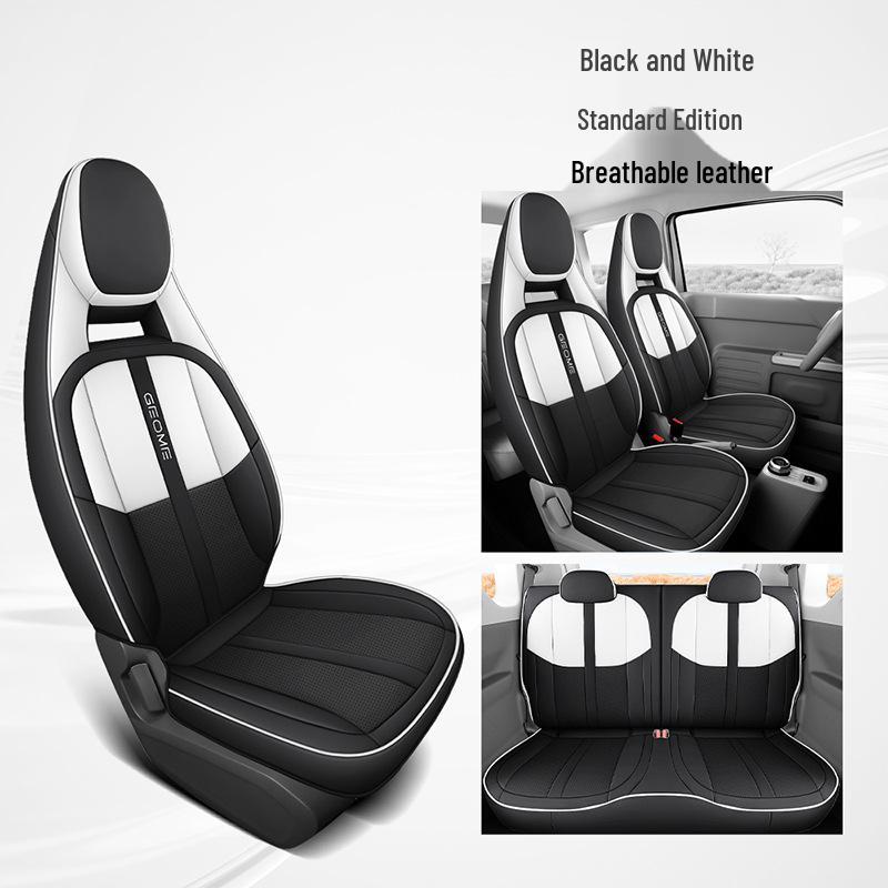 

Подушка на сиденье автомобиля Panda Mini Cartoon: Универсальный чехол из ледяного шелка с полной защитой со всех сторон для всех сезонов Special for Panda Mini