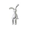 1/2/4Pcs Lange Ohr Bunny Figur UV Galvanik Klebstoff Sitzen Kaninchen Figur Modell Spielzeug Statue Auto Dashboard