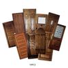 Vintage Material Paper Wooden Door Thick Card Handmade DIY Scrapbooking Junk Journal Bottom Collage Album Decoration