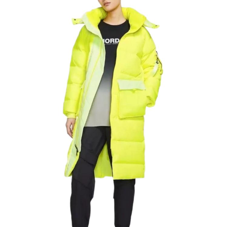 Nike Down Jackets Women's Yellow Hooded Moderate Other CV2484-757